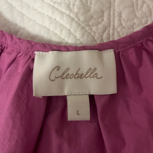Cleobella Jess Azalea Ruffled Puff Sleeve Blouse, size Large - Picture 5 of 7